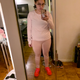 I was told these shoes made me look like an “aggressive strawberry.” I was visible for miles.
